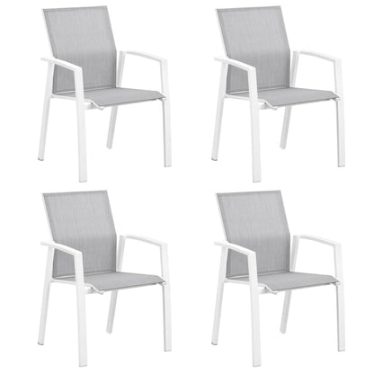Patio Stackable Dining Chairs (Set of 4)