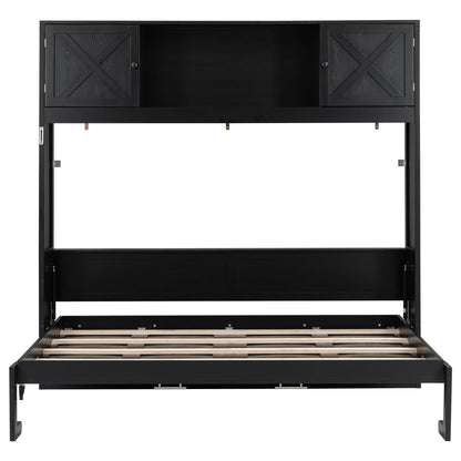 Murphy Bed With Storage Cabinets