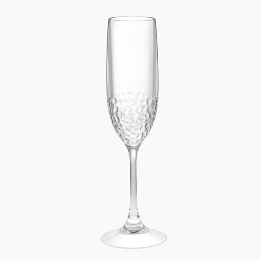 Tritan Lexington - Unbreakable Plastic Champagne Flutes, Durable Glass Alternative (Set of 4), 6Oz - Clear