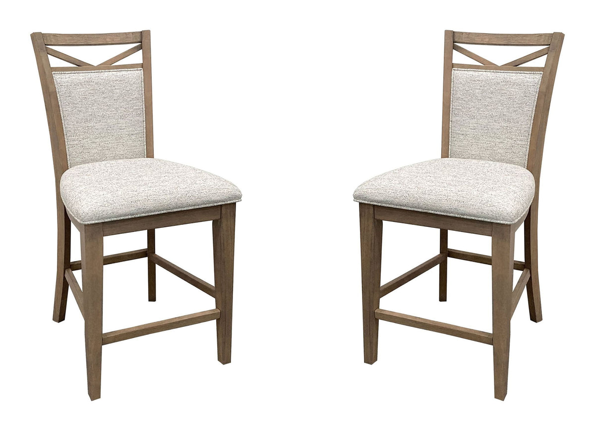 Americana Modern Dining - Upholstered Counter Chair (Set of 2) - Cotton