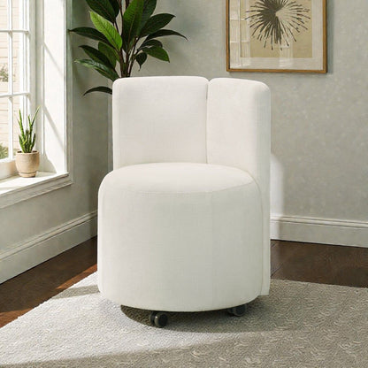 Side Chair With Swivel (Set of 2) - White