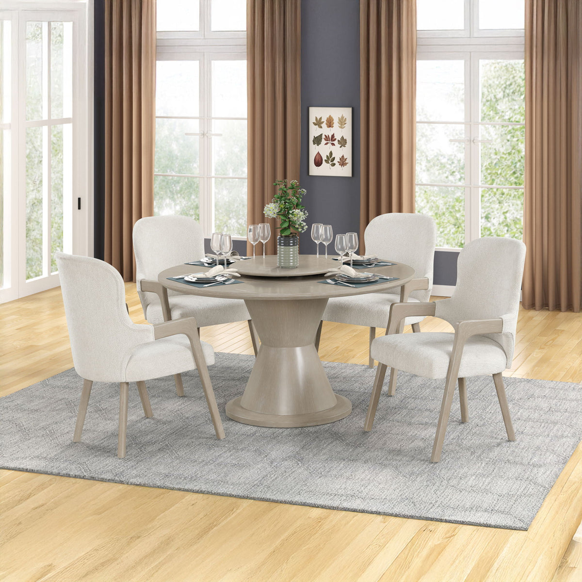 Gwendolyn - Round Dining Table Set