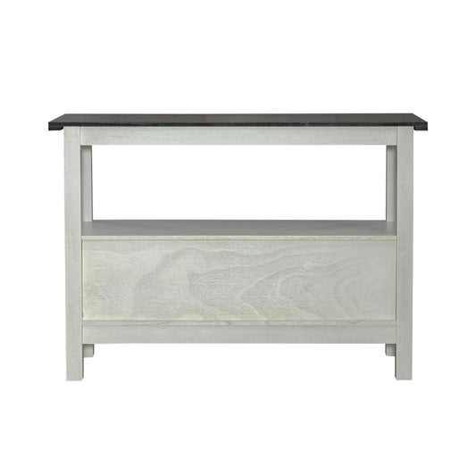 Brook Bay - Sideboard - Textured White / Carbon Gray