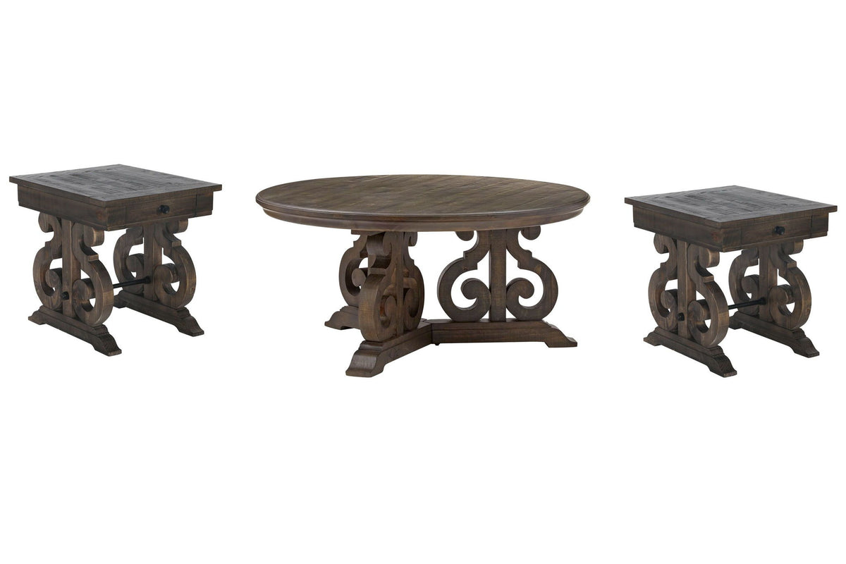 Bellamy - Round Cocktail Table Set