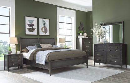 Rockport - Five Drawer Oak Wood Chest - Yin