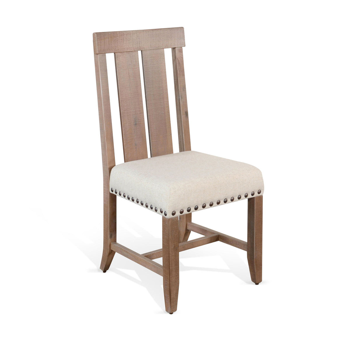 Vivian - Double Slat Back Chair (Set of 2) - Desert Rock