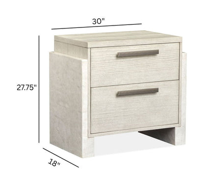 Lorelei - Drawer Nightstand - Misty Cloud