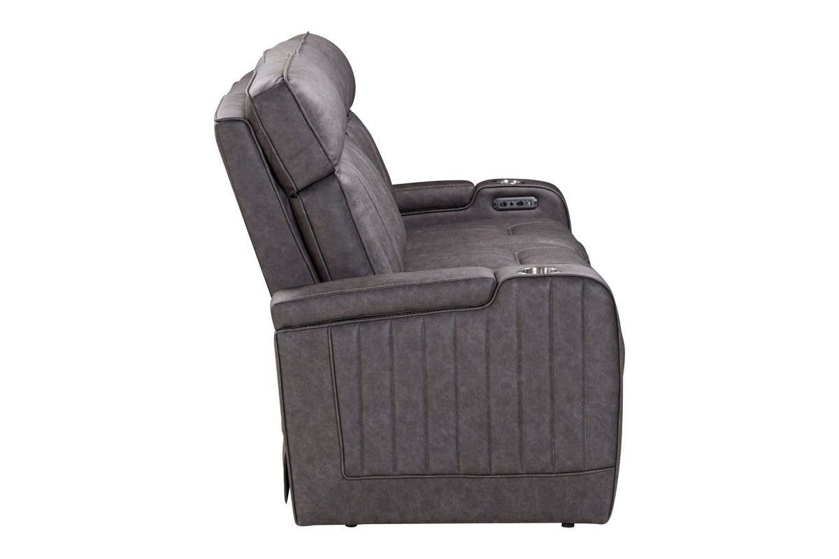 Equinox - Fabric Power Reclining Sofa And Recliner - Mercury