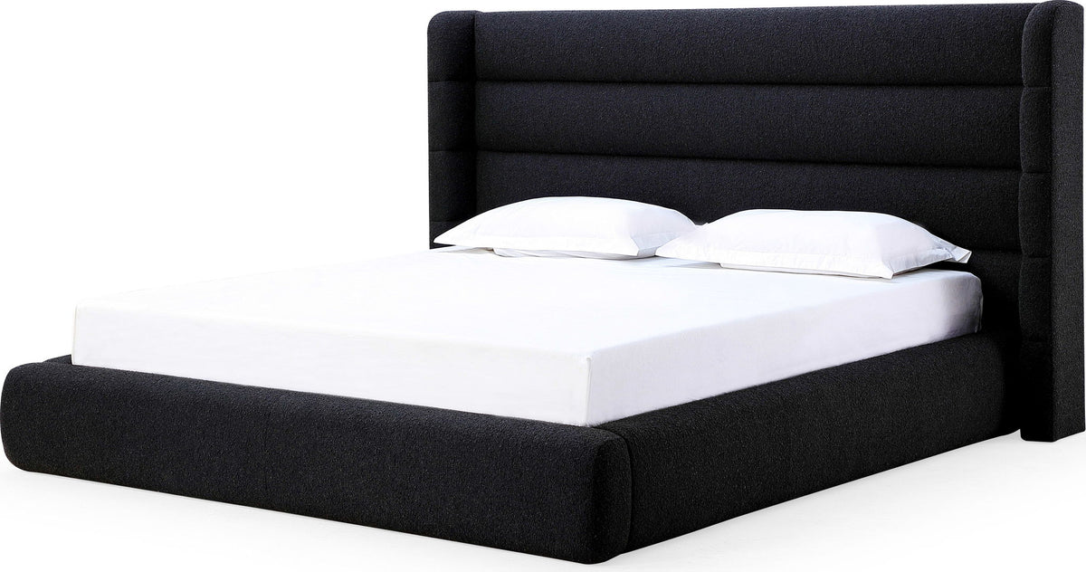 Formosa Frank - Upholstered Wingback Platform Bed
