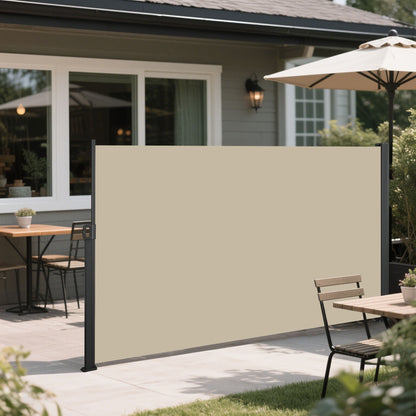 Retractable Side Awning, Waterproof And UV Resistant, Privacy Screen For Patio