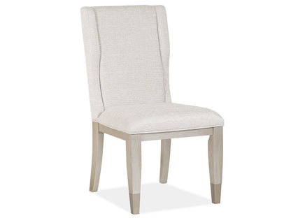 Lenox - Upholstered Host Side Chair (Set of 2) - Acadia White