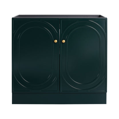 Modern Freestanding Bathroom Vanity With Soft Close Cabinet Doors