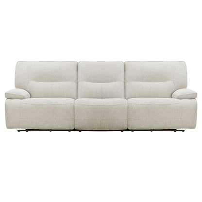 Lucius - 3 Piece Modular Zero Gravity Power Reclining Sofa - Gellar Marble