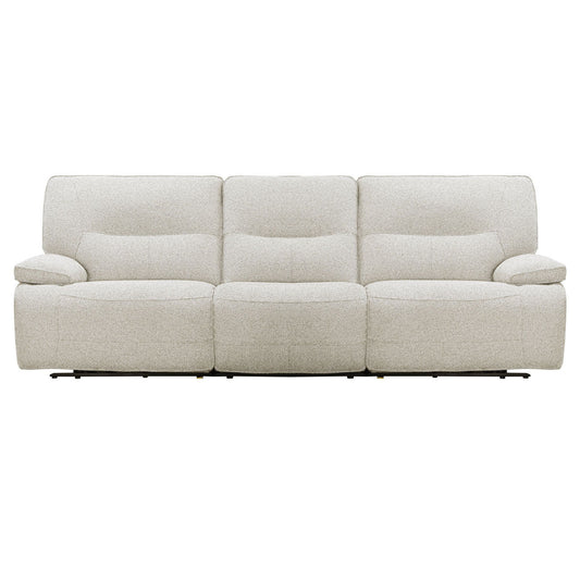 Lucius - 3 Piece Modular Zero Gravity Power Reclining Sofa - Gellar Marble