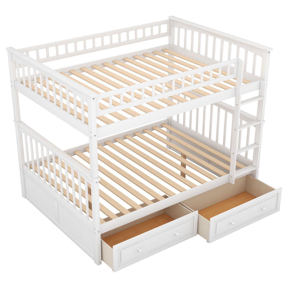 Bunk Bed With Drawers, Convertible Design