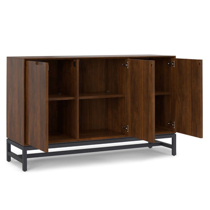 Banting - 3 Door Sideboard Buffet With Adjustable Shelves - Natural Walnut