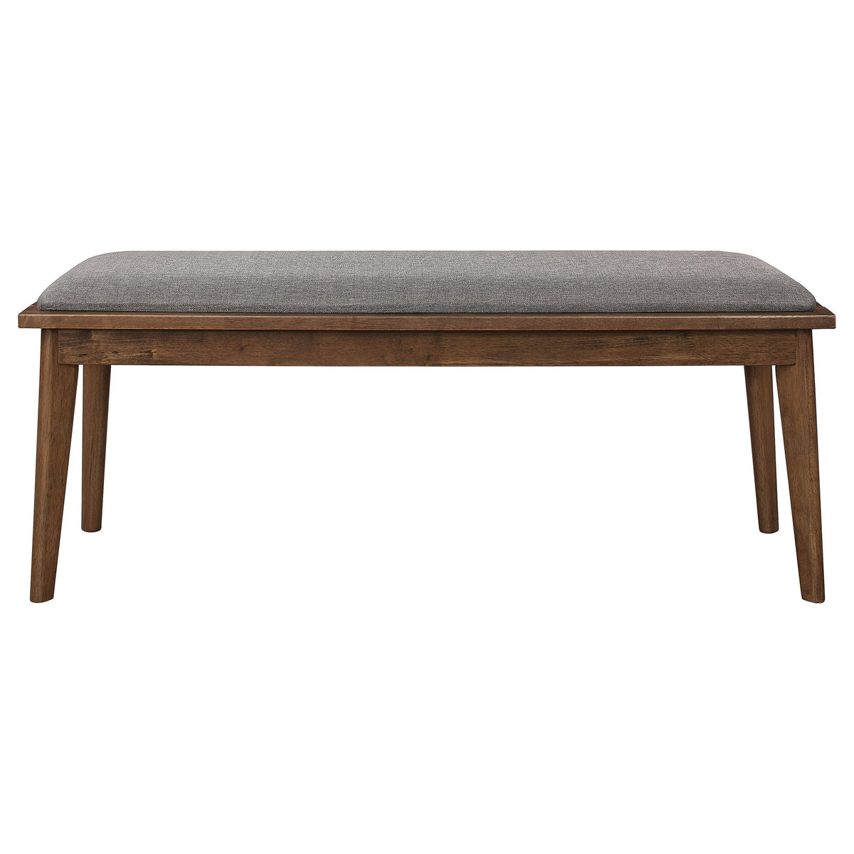 Upholstered Dining Bench - Brown