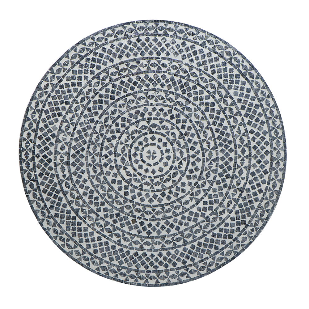 Unique Capiz Coffee Table & Pedestal Base