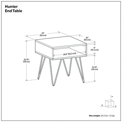 Hunter - End Table - Wood