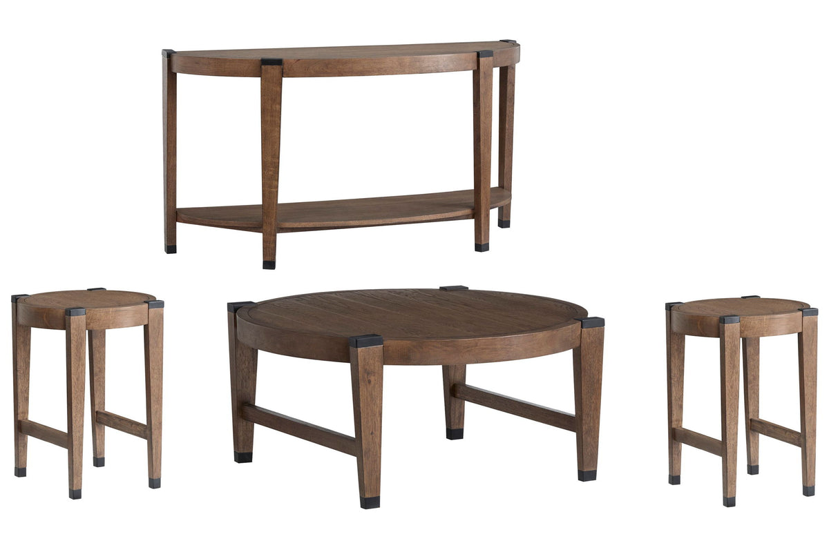 Kaysen - Round Cocktail Table Set