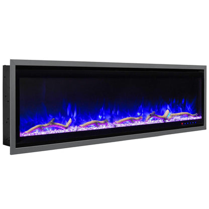Electric Fireplace With Frame