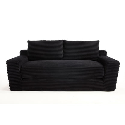 Convertible Loveseat Sofa Bed With Memory Foam & Steel Frame