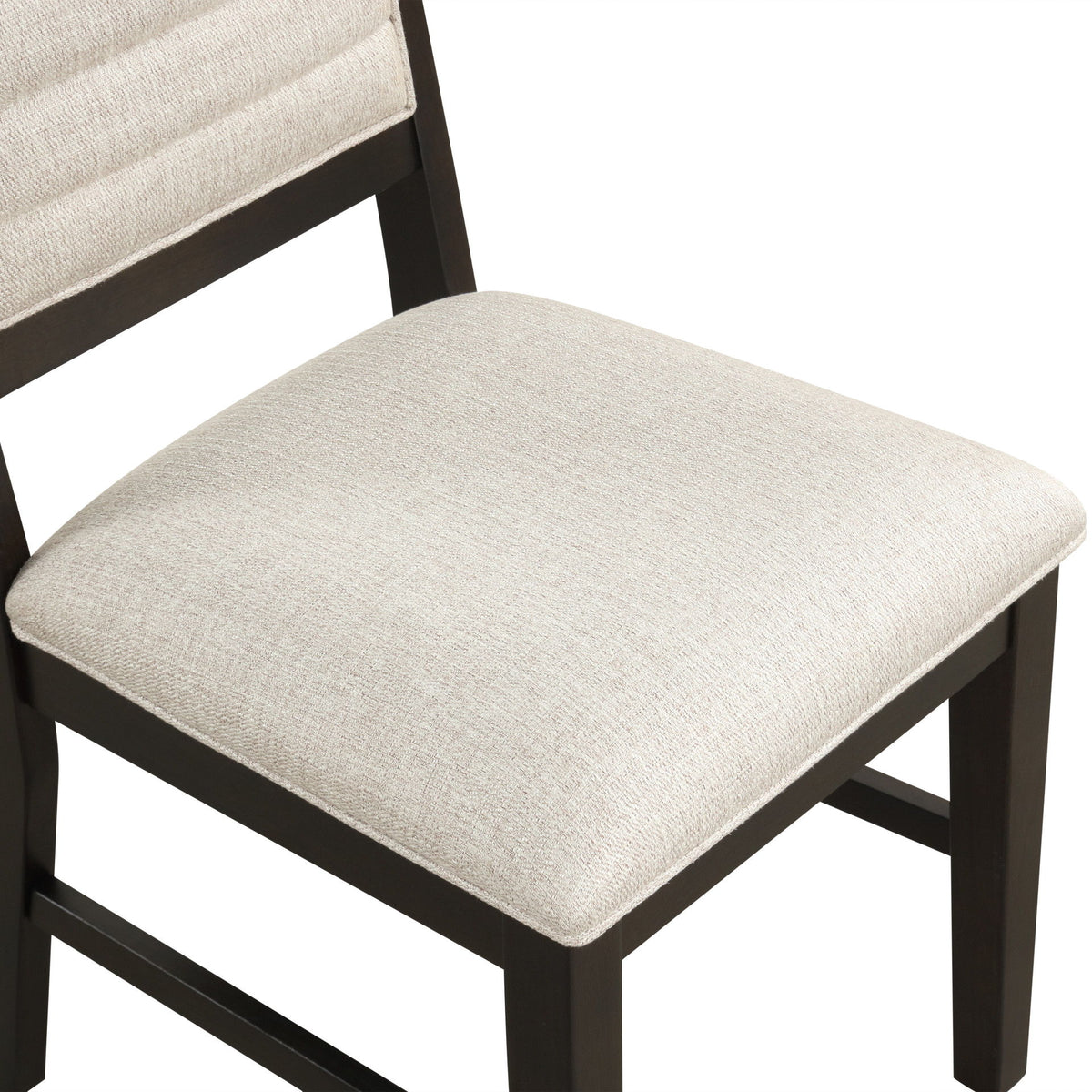 Plateau - Side Chair (Set of 2) - Rustic Espresso / Beige