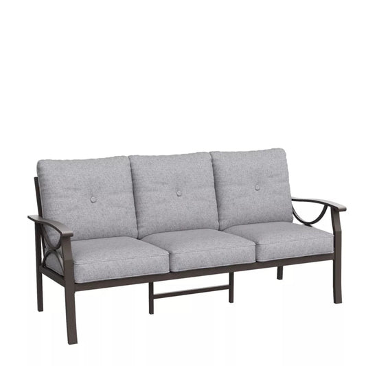 All-Weather 3 Seat Patio Sofa With Cushions