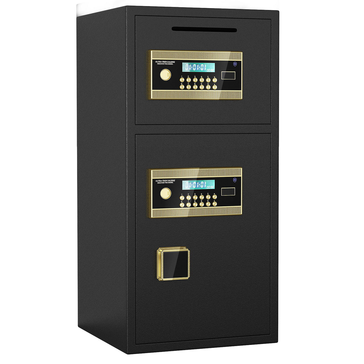 Large Double Door Coin Operated Safe, Digital Security Safe With Fireproof And Waterproof Bag