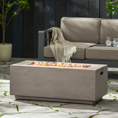 Contemporary Outdoor 40, 000 Btu Propane Fire Pit
