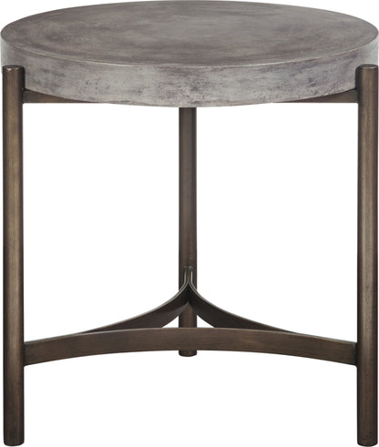 Lyon - Round Concrete And Metal Table