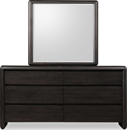 Xolani - Six Drawer Acacia Wood Dresser - Jaguar