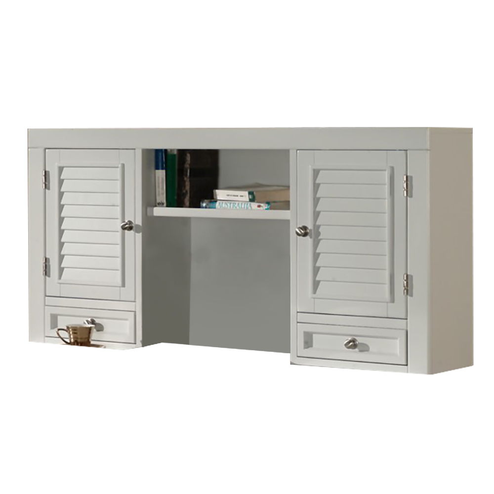 Boca - Desk With Hutch - Cottage White