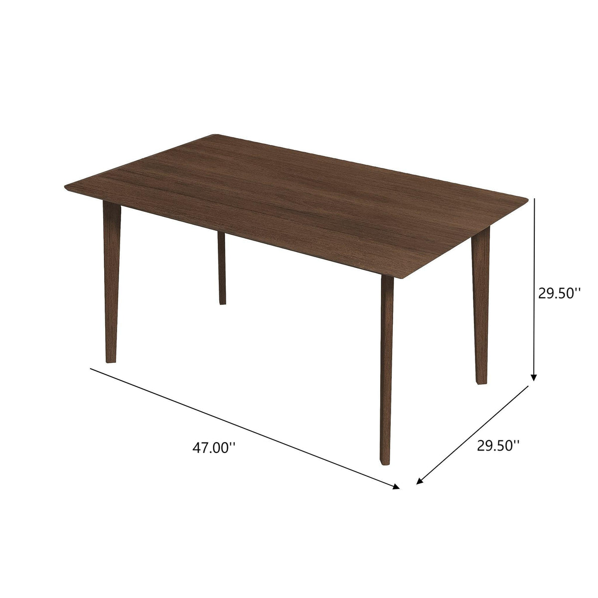 Levi - Modern Style Rectangular Dining Kitchen Table