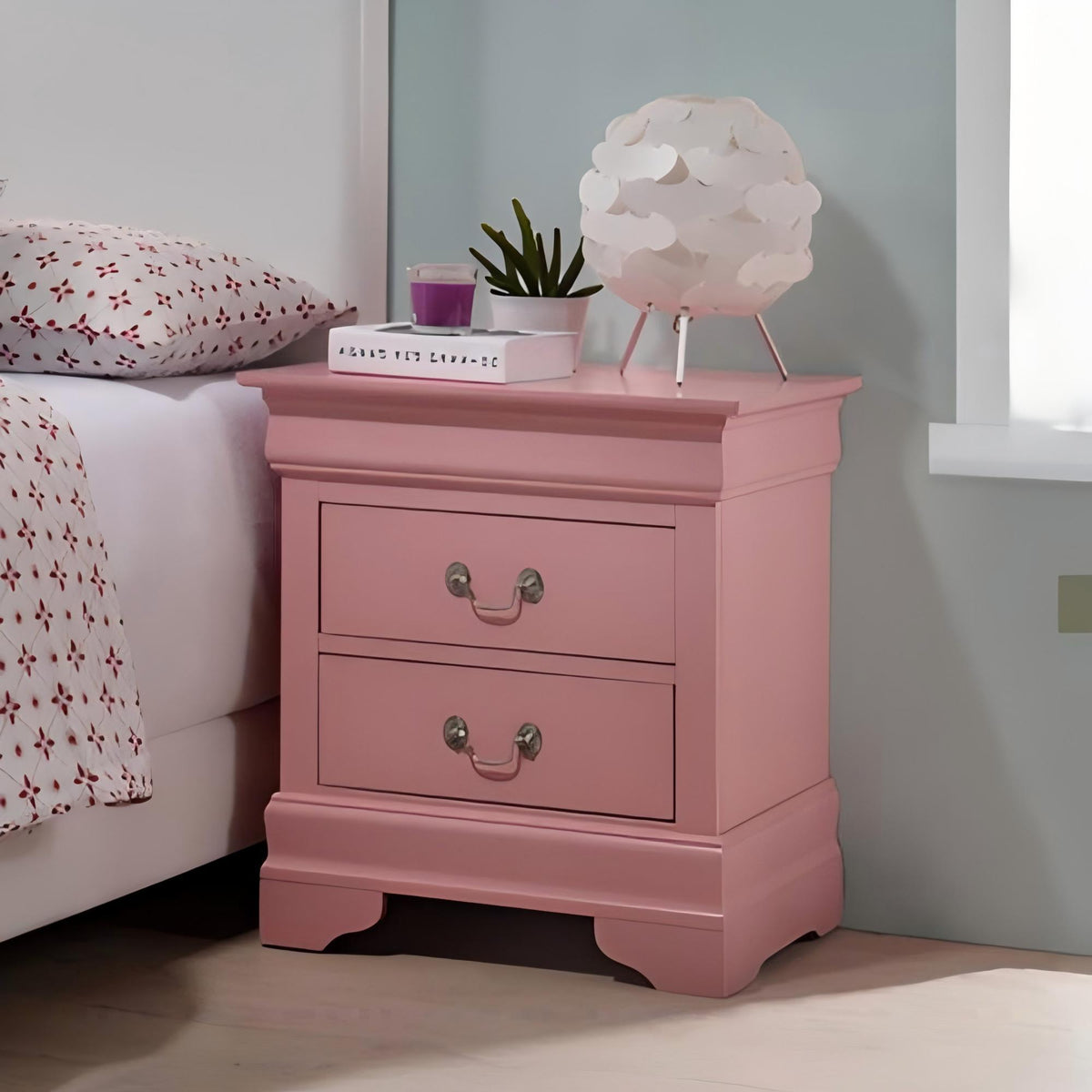 Louis Phillipe - Nightstand - Wood