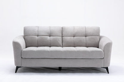 Callie - Living Room Sofa, Loveseat (Set of 2) - Light Gray