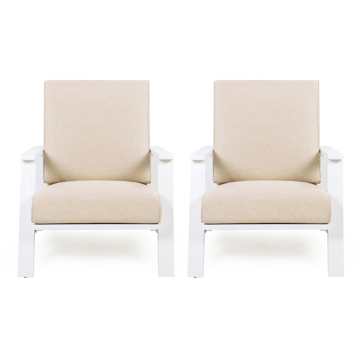Outdoor Patio Lounge Chair (Set of 2)