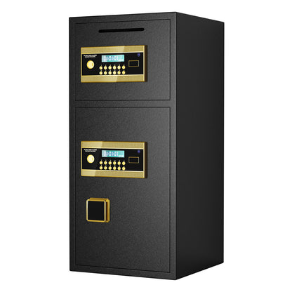 Large Double Door Coin Operated Safe, Digital Security Safe With Fireproof And Waterproof Bag