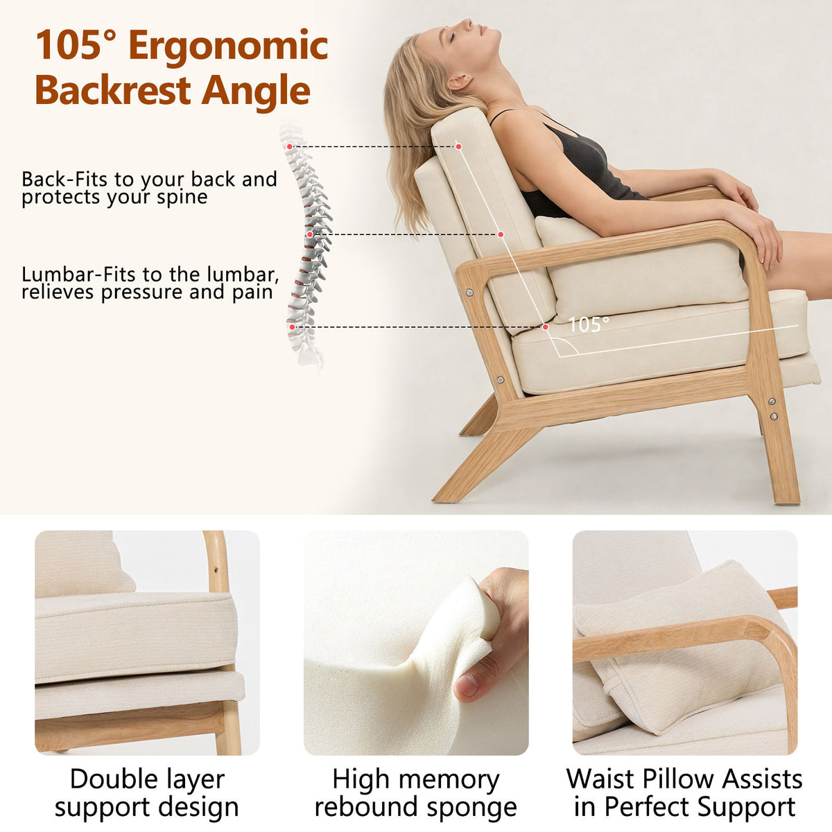 Upholstered Living Room Chair