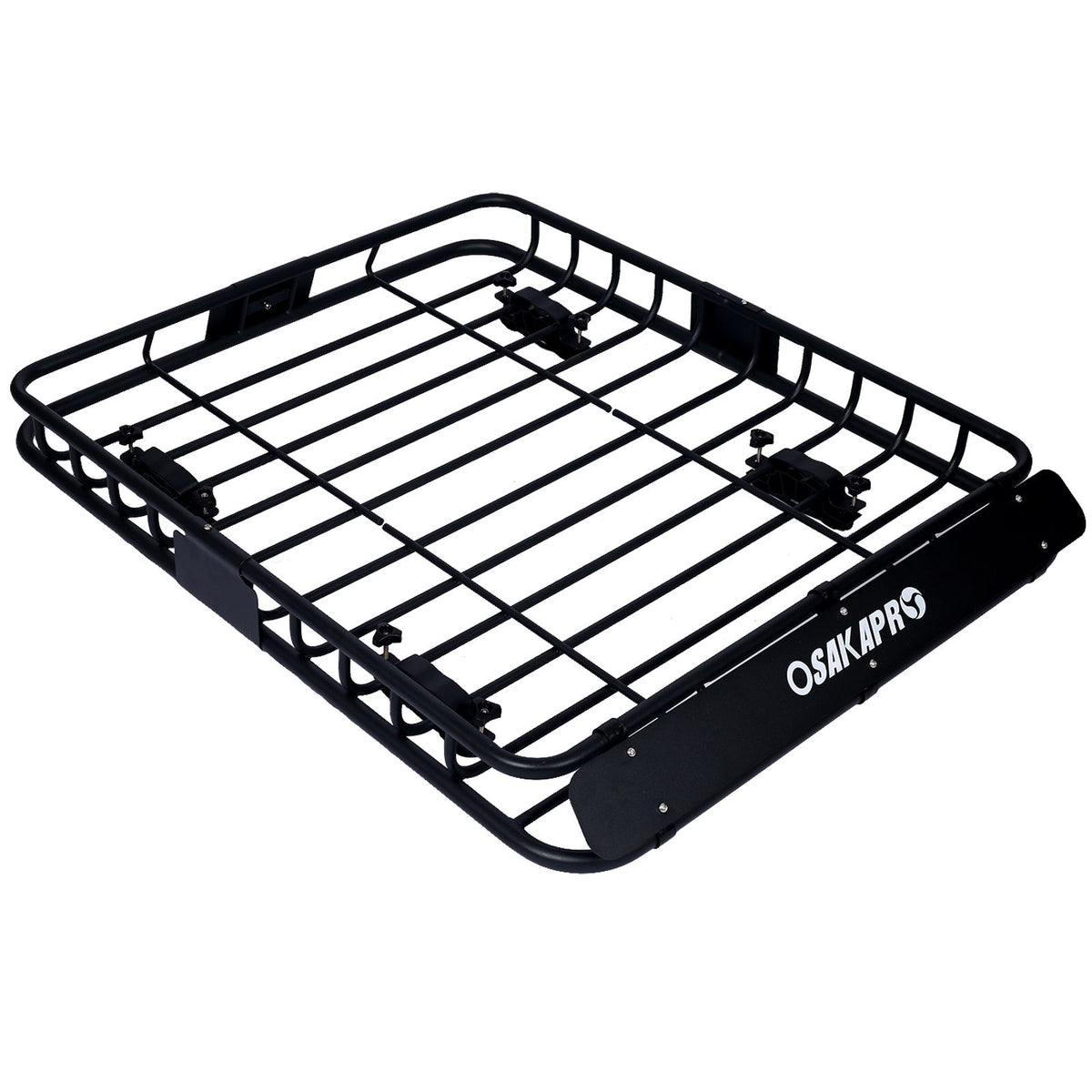 Motoring Rooftop Cargo Carrier Basket Steel, Universal Fit Roof Rack
