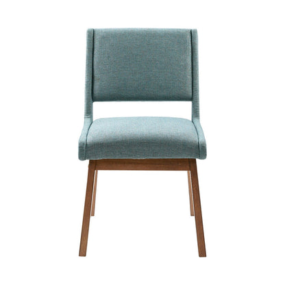 Dining Chair With Upholstered Seat And Back (Set of 2) - Blue