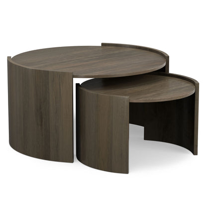 Robin - 2 Piece Nesting Table - Gray