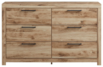 Hyanna - Six Drawer Dresser - Tan Brown