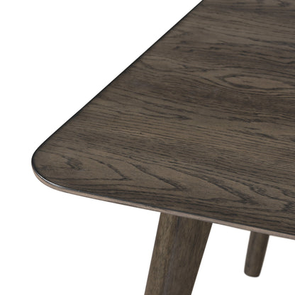 Rex - 72" Fixed Top Rectangle Dining Table - Walnut Brown