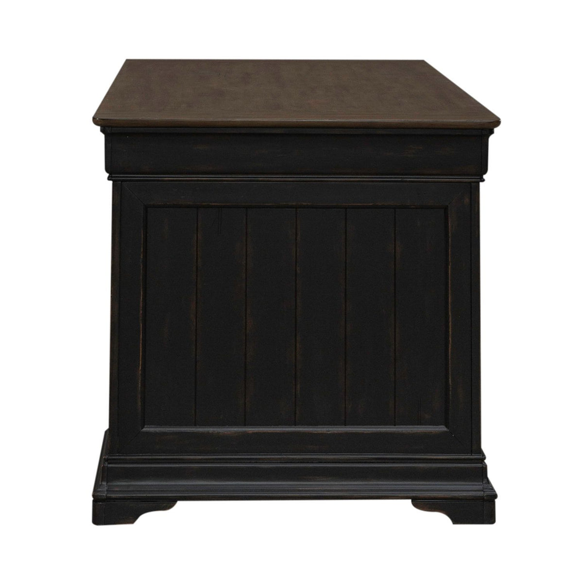 Meritage - Jr Executive Desk - Aged Charcoal