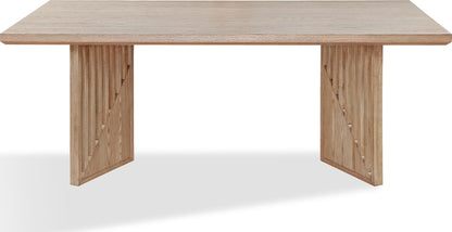 Sumner - Double Pedestal Oak Dining Table - Natural