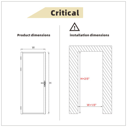 Interior Door Slab For Closet Or Living Room