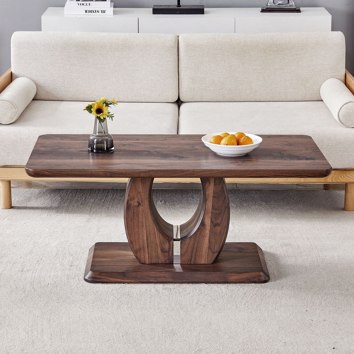 Modern, Minimalist Rectangular Coffee Table
