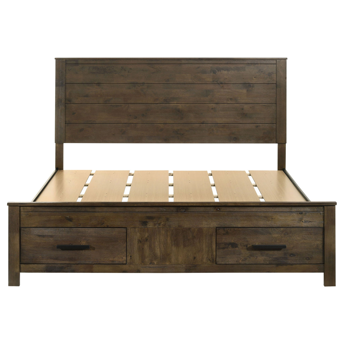 Greely - Eastern King Storage Bed - Brown
