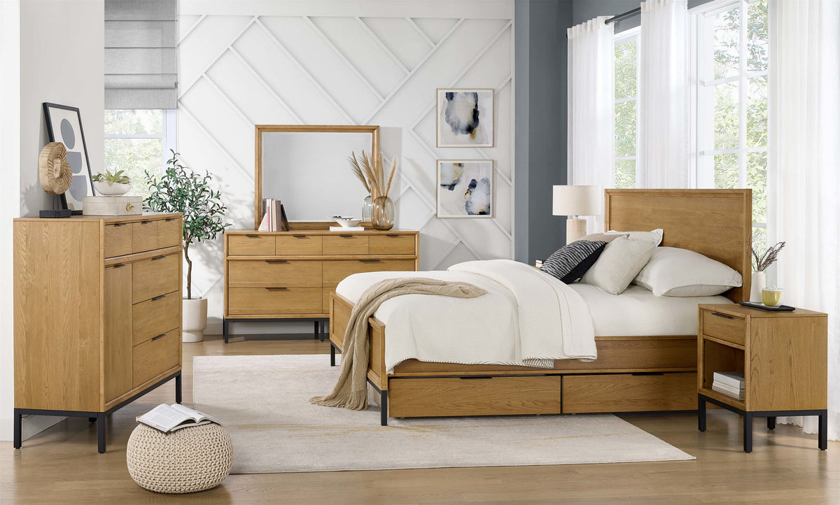 Newport - Gentleman's Chest - Natural Oak